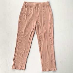 Blush Ribbed PJ pant